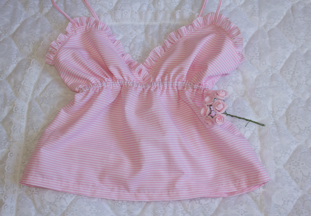 𐙚 Sweetheart Stripped Top 𐙚