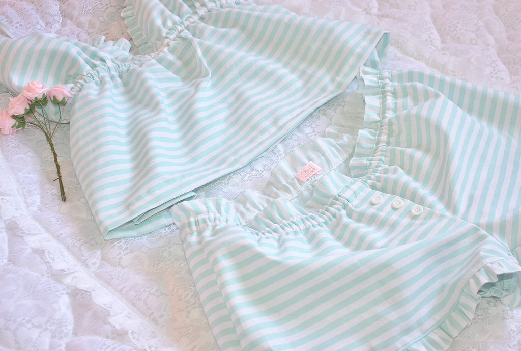 𐙚 Sweetheart Stripped Top 𐙚