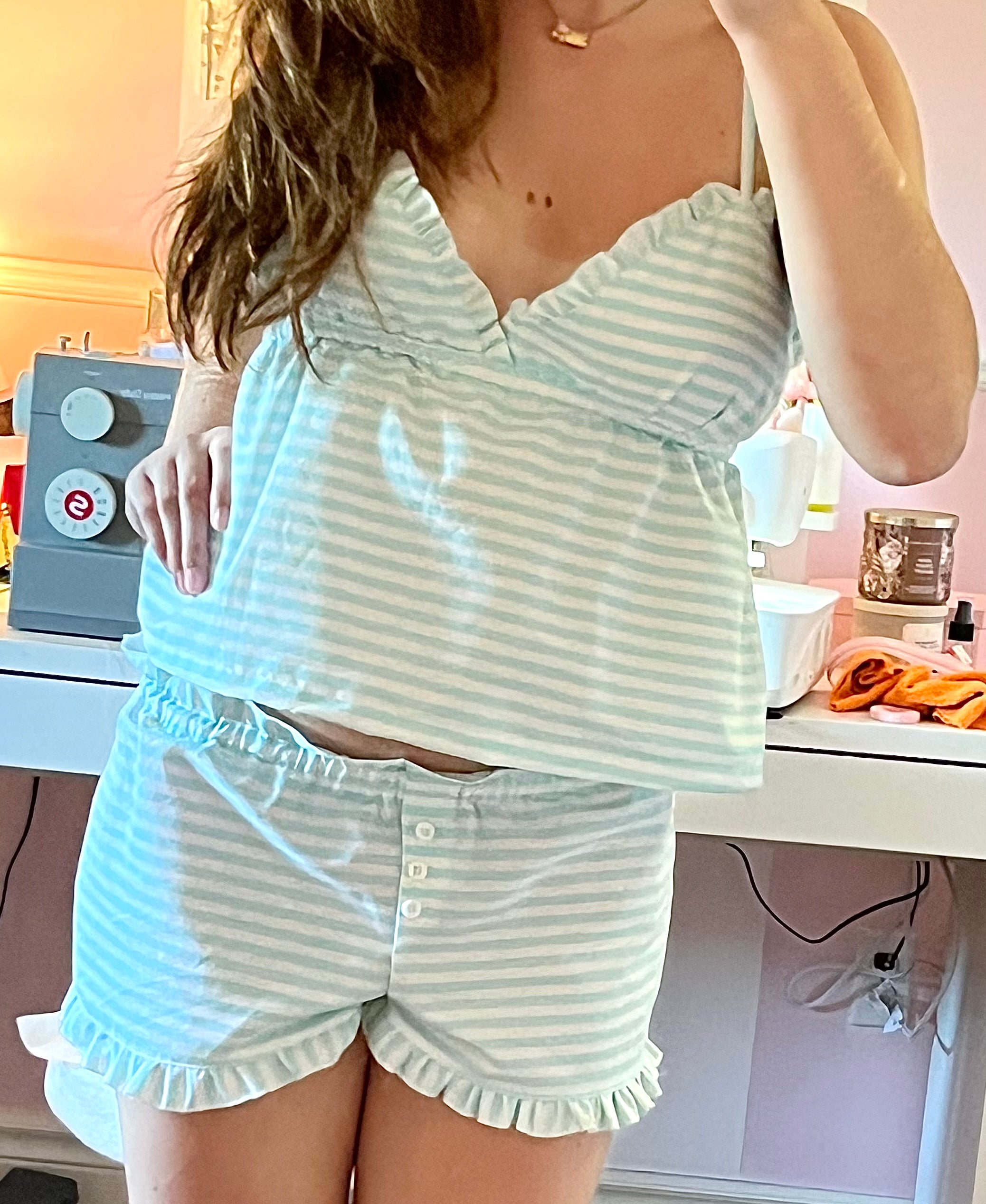 𐙚 Sweetheart Stripped Top 𐙚